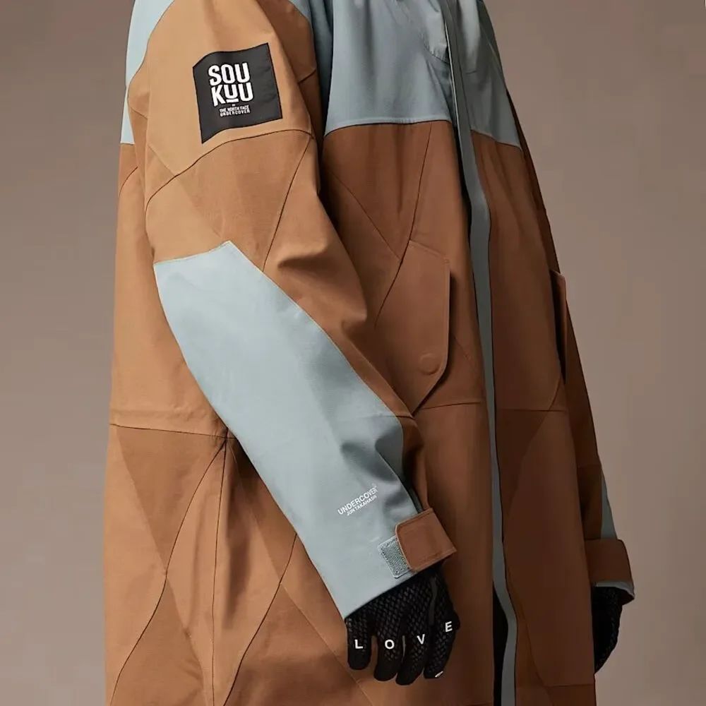 $750 THE NORTH FACE MEN'S‎ X UNDERCOVER SOUKUU GEODESIC SHELL JACKET NWT BROWN